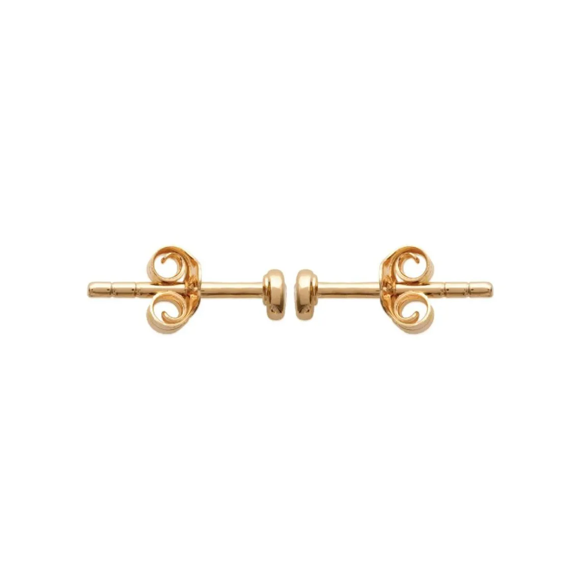Maison de la Bijouterie Boucles oreilles solitaire plaqué or 2mm Y5ZZ5Z0Y | Femme Boucles D'Oreilles