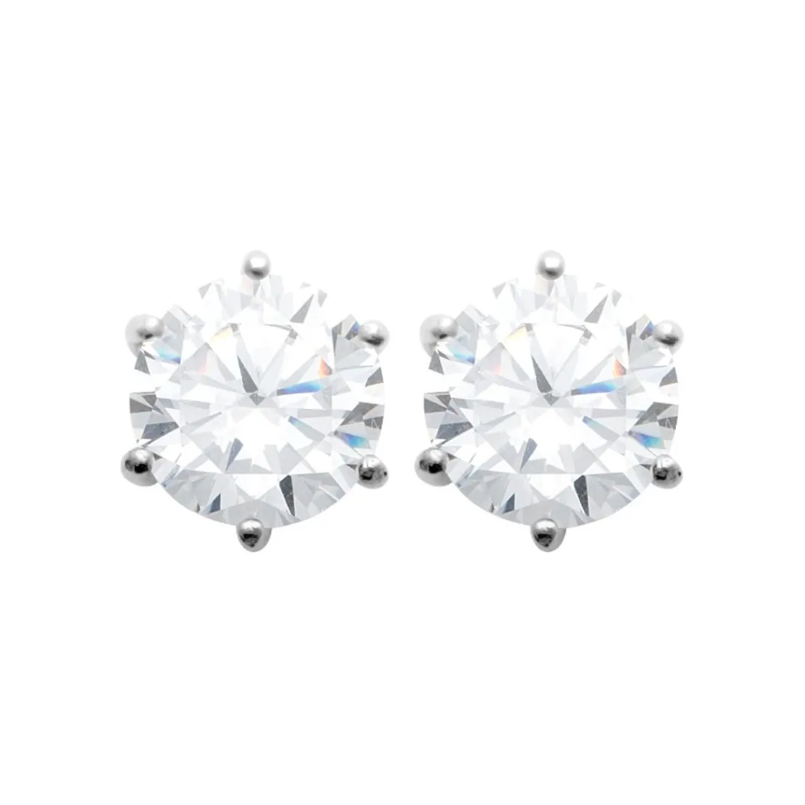 Maison de la Bijouterie Boucles oreilles solitaires argent Z0YZ536UZ | Femme Boucles D'Oreilles