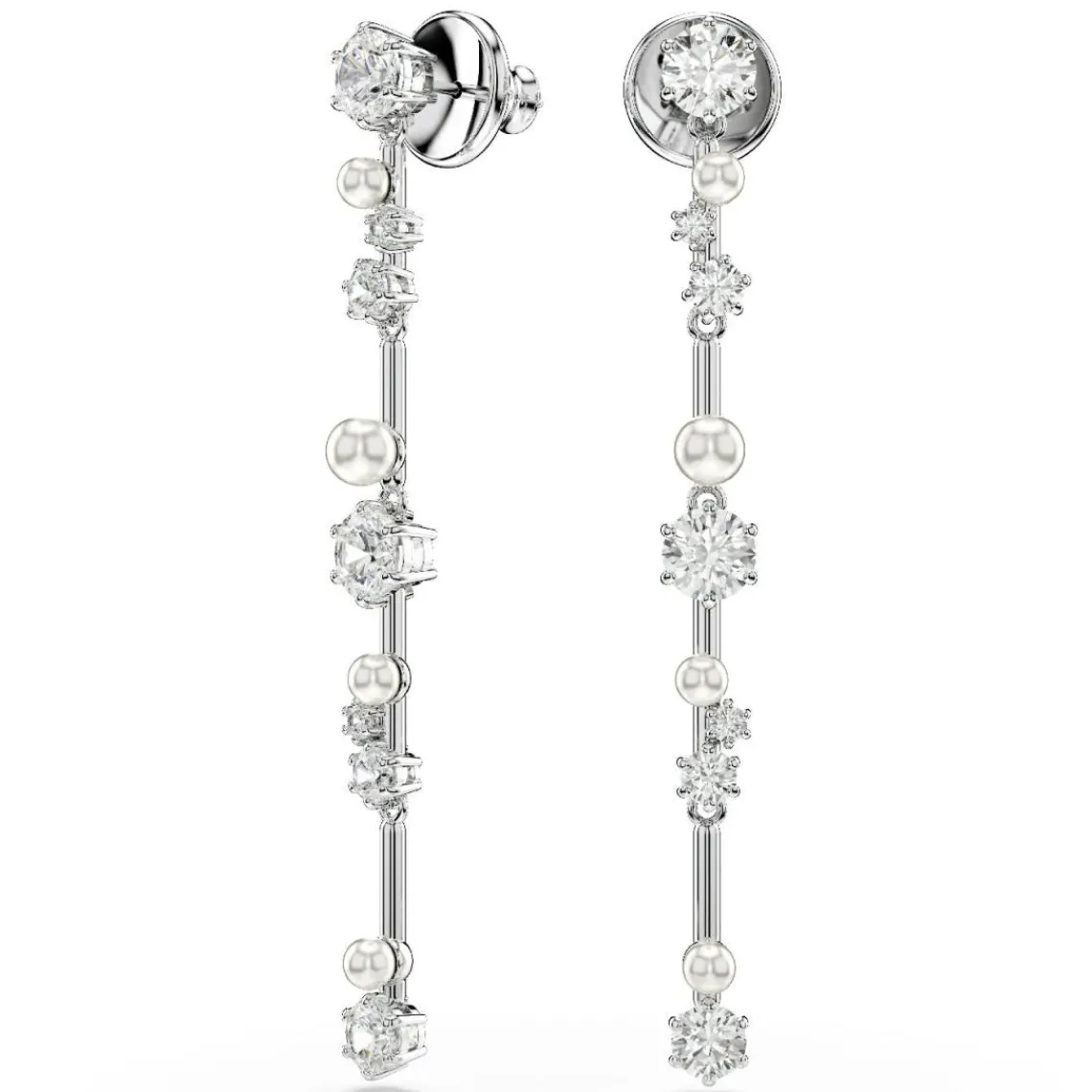 Swarovski Bijoux Boucles oreilles Swarovski Constella Bars - 5705614 Métal rhodié Argent | Femme Boucles D'Oreilles