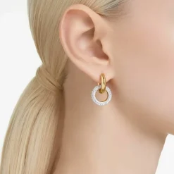 Swarovski Bijoux Boucles oreilles Swarovski 5668818 Dextera - PE InterLinked CRE/GOS | Femme Boucles D'Oreilles