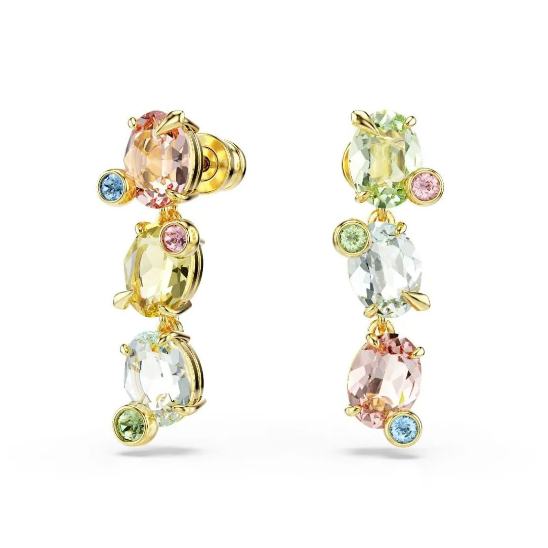 Swarovski Bijoux Boucles oreilles Swarovski Gema - 5714815 Plaqué or Multicolore | Femme Boucles D'Oreilles