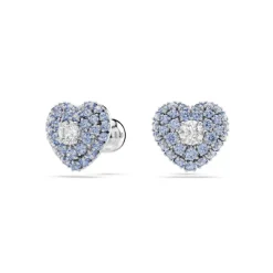 Swarovski Bijoux Boucles oreilles Swarovski Hyperbola Studs - 5683576 bleu,argent | Femme Boucles D'Oreilles