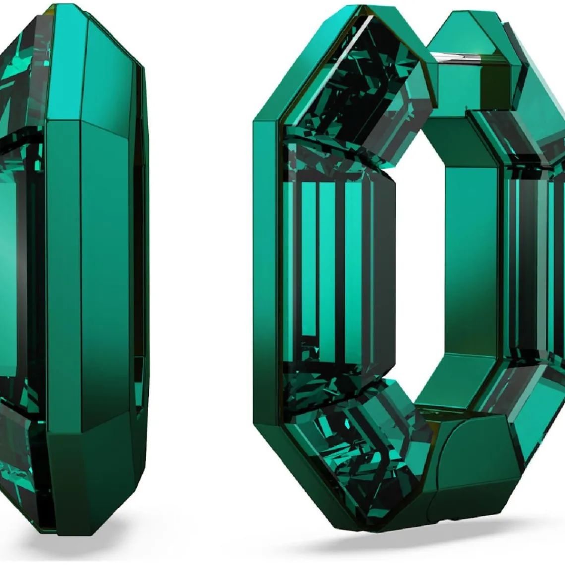 Swarovski Bijoux Boucles oreilles Swarovski Imber - 5680786 vert,argent | Femme Boucles D'Oreilles