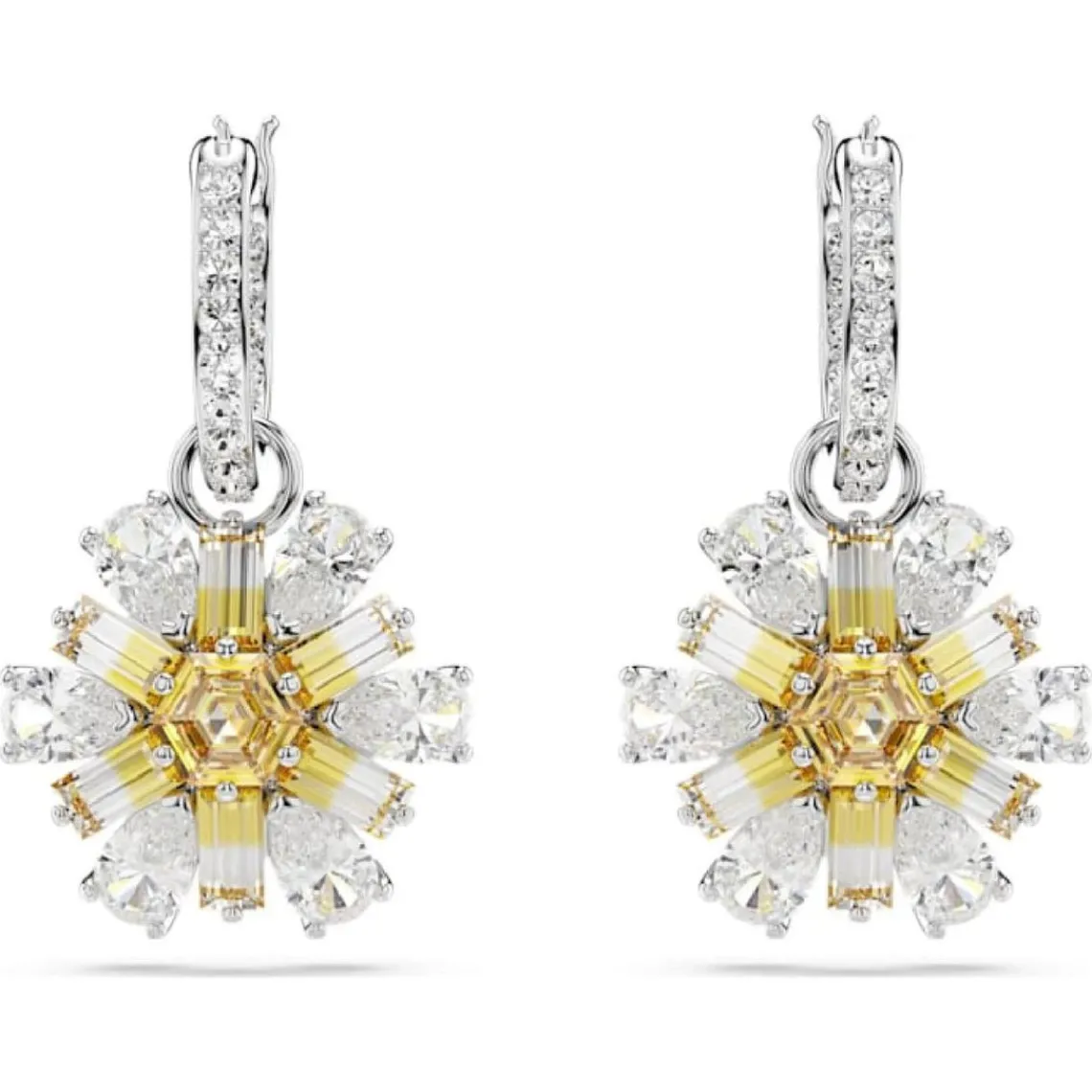 Swarovski Bijoux Boucles oreilles Swarovski Idyllia E - 5683243 jaune,argent | Femme Boucles D'Oreilles