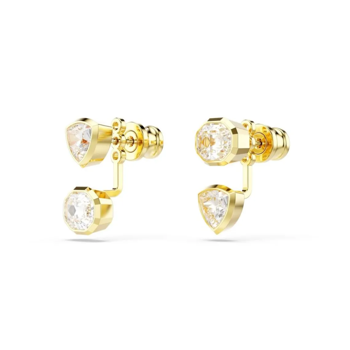 Swarovski Bijoux Boucles oreilles Swarovski Imber Organic - 5705461 Blanc Plaqué or | Femme Boucles D'Oreilles