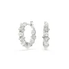 Swarovski Bijoux Boucles oreilles Swarovski Matrix Pearl - 5709256 Métal rhodié Blanc | Femme Boucles D'Oreilles