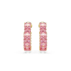 Swarovski Bijoux Boucles oreilles Swarovski Matrix Heart - 5706340 Plaqué or Rose | Femme Boucles D'Oreilles