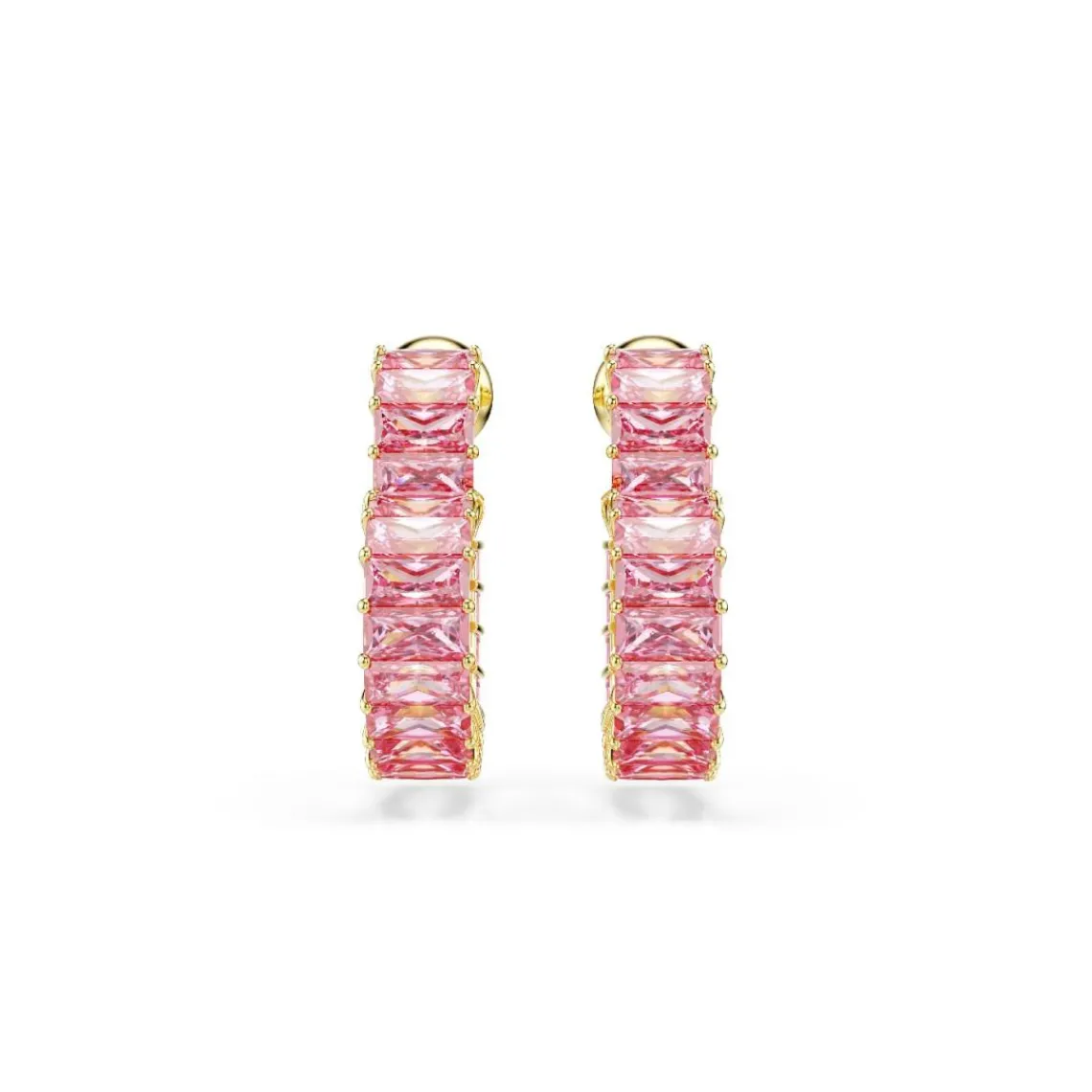 Swarovski Bijoux Boucles oreilles Swarovski Matrix Heart - 5706340 Plaqué or Rose | Femme Boucles D'Oreilles