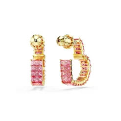 Swarovski Bijoux Boucles oreilles Swarovski Matrix Heart - 5706340 Plaqué or Rose | Femme Boucles D'Oreilles