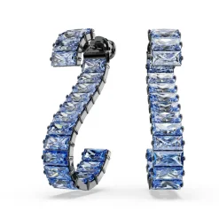 Swarovski Bijoux Boucles oreilles Swarovski Matrix Baguette - 5705780 Métal recouvert de ruthénium Bleu | Femme Boucles D'Oreilles