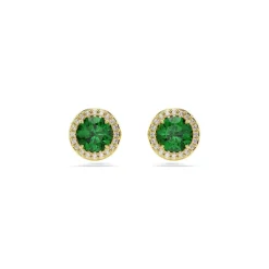 Swarovski Bijoux Boucles oreilles Swarovski Una - 5680562 Plaqué or Vert | Femme Boucles D'Oreilles
