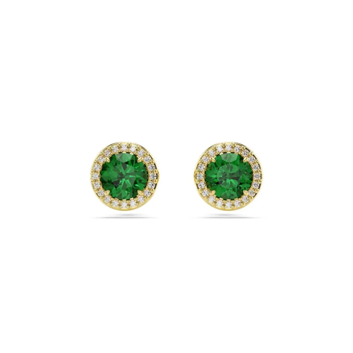 Swarovski Bijoux Boucles oreilles Swarovski Una - 5680562 Plaqué or Vert | Femme Boucles D'Oreilles