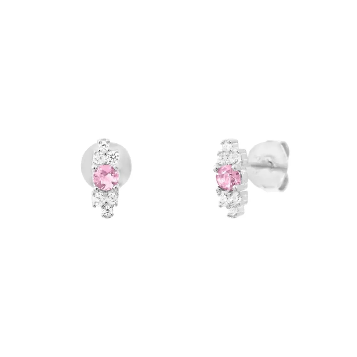 Punica Bijoux Boucles Fine FIN_E02_RHO Argent | Femme Boucles D'Oreilles