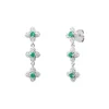 Punica Bijoux Boucles Fine FIN_E12_RHO Argent | Femme Boucles D'Oreilles