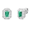 Punica Bijoux Boucles Vintage VIN_E04_RHO Argent | Femme Boucles D'Oreilles