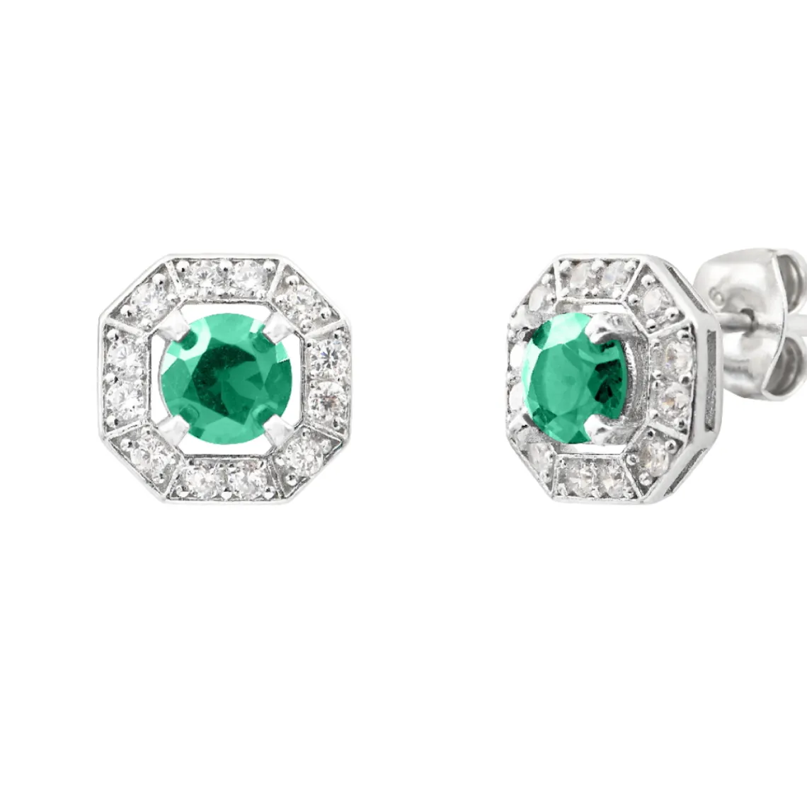 Punica Bijoux Boucles Vintage VIN_E08_RHO Argent | Femme Boucles D'Oreilles