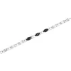 All Blacks Bijoux Bracelet Homme All Blacks 682188 - Acier Argent et Noir | Homme Bracelet