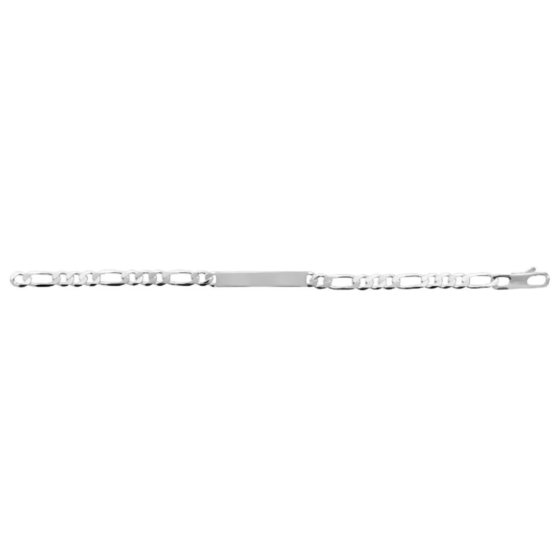 Maison de la Bijouterie Bracelet Homme argent chainage figaro 1-3 6mm 563006Y0 | Homme Bracelet