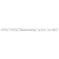 Maison de la Bijouterie Bracelet Homme argent chainage figaro 1-2 9mm 53Y00UYY | Homme Bracelet