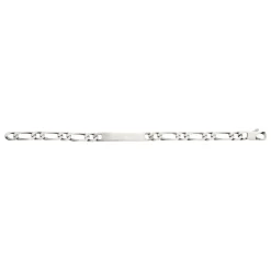 Maison de la Bijouterie Bracelet Homme argent chainage figaro 1-1 7mm 53ZW0WYZ | Homme Bracelet