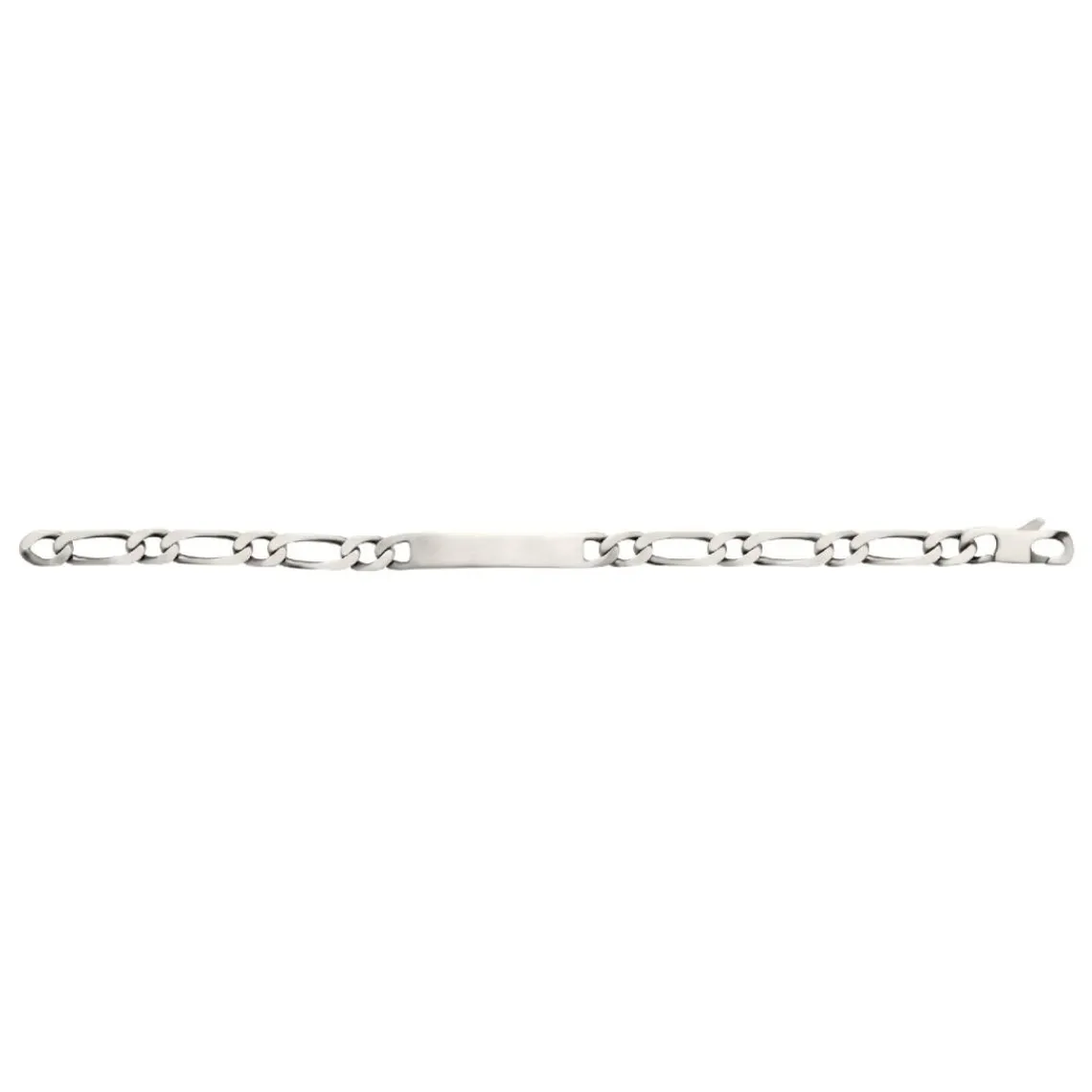 Maison de la Bijouterie Bracelet Homme argent chainage figaro 1-1 7mm 53ZW0WYZ | Homme Bracelet