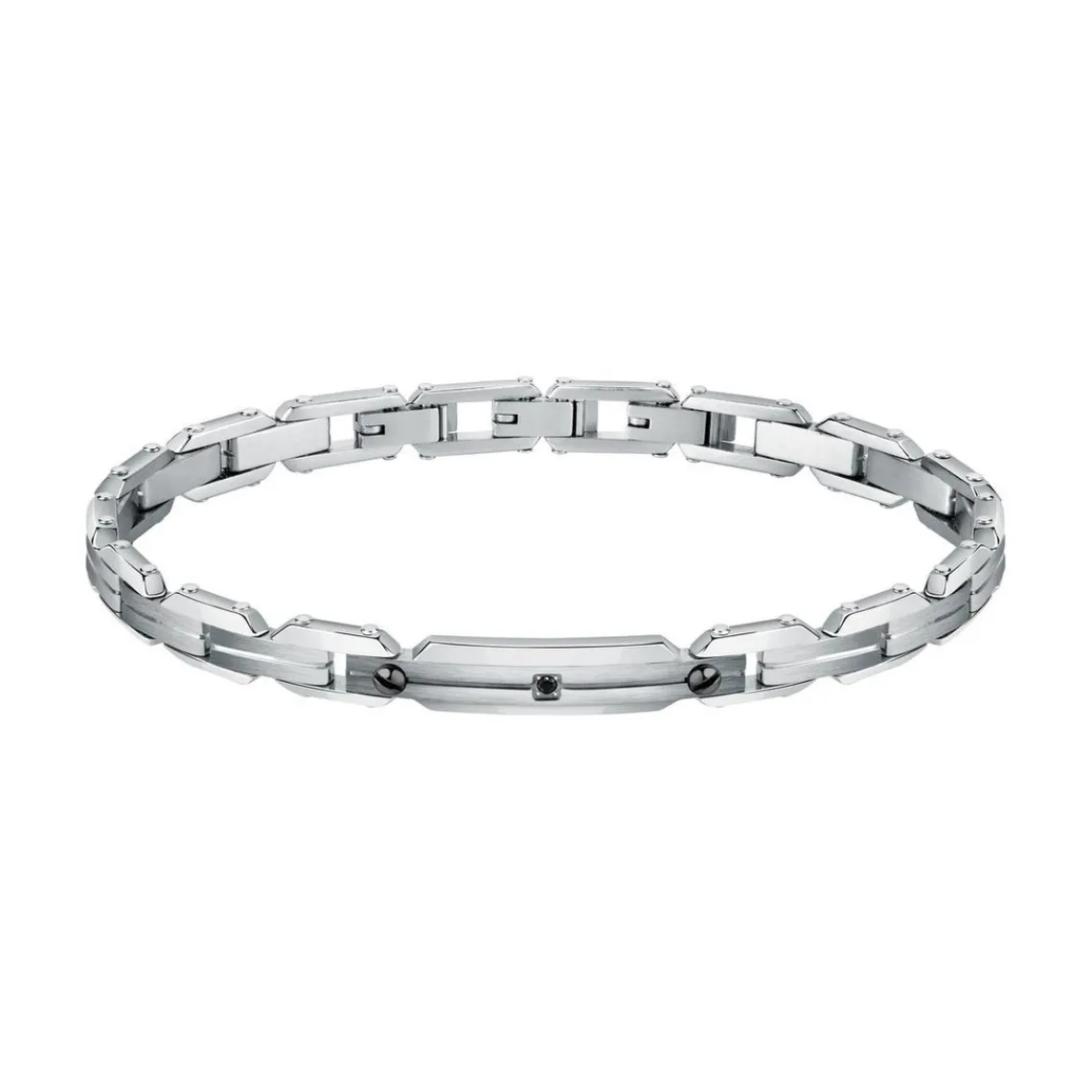 Sector Bijoux Bracelet Homme argenté en acier | Homme Bracelet