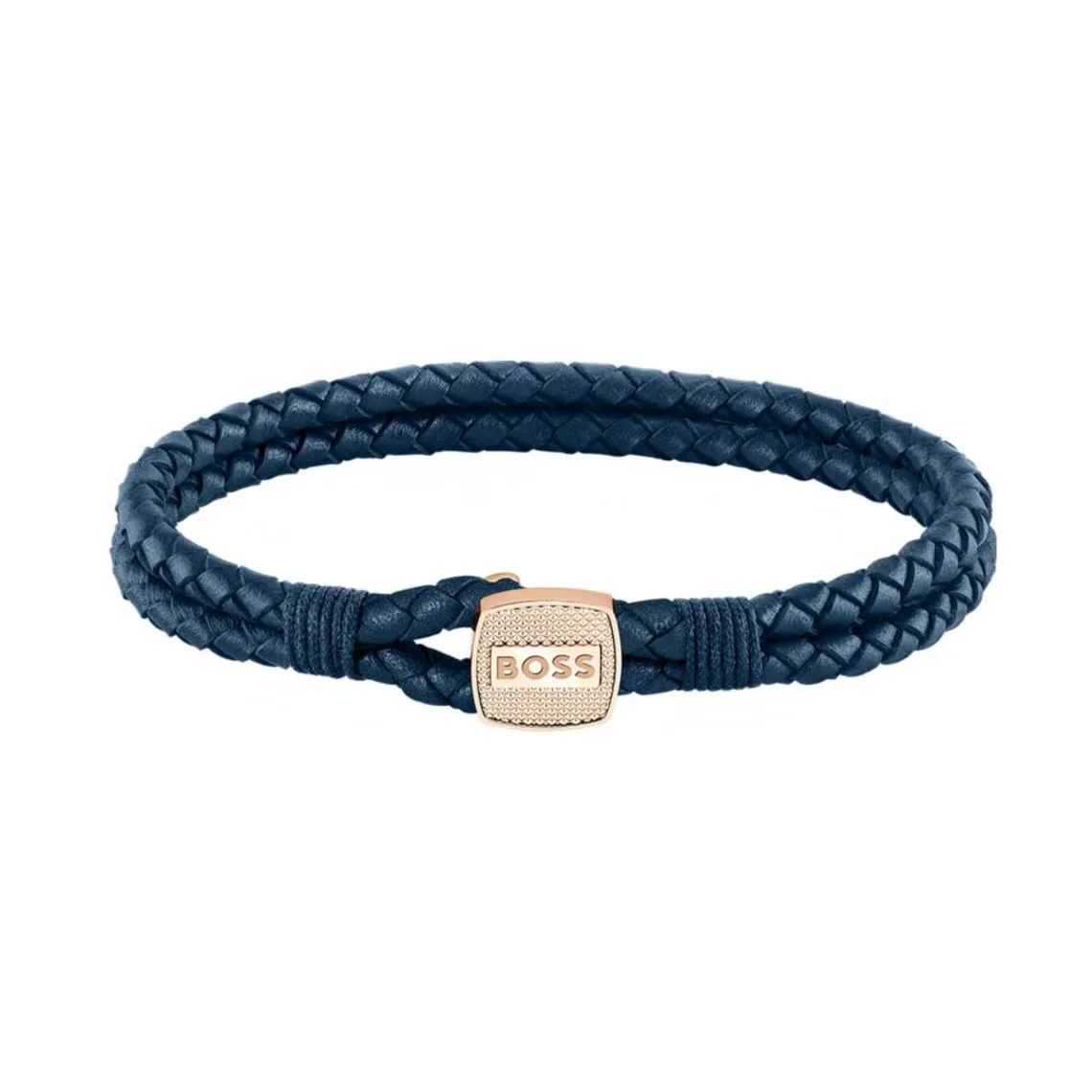 Boss Bijoux Bracelet Homme Seal - 1580668M Cuir, Acier Doré | Homme Bracelet
