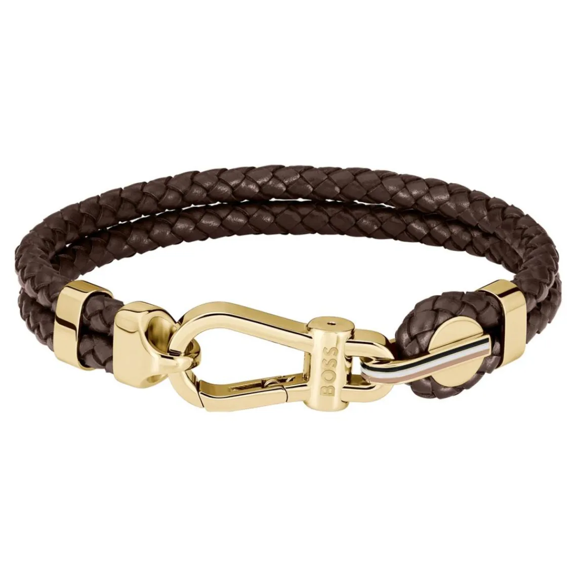 Boss Bijoux Bracelet Homme Ares Prime - 1580700M Acier, Cuir Marron | Homme Bracelet