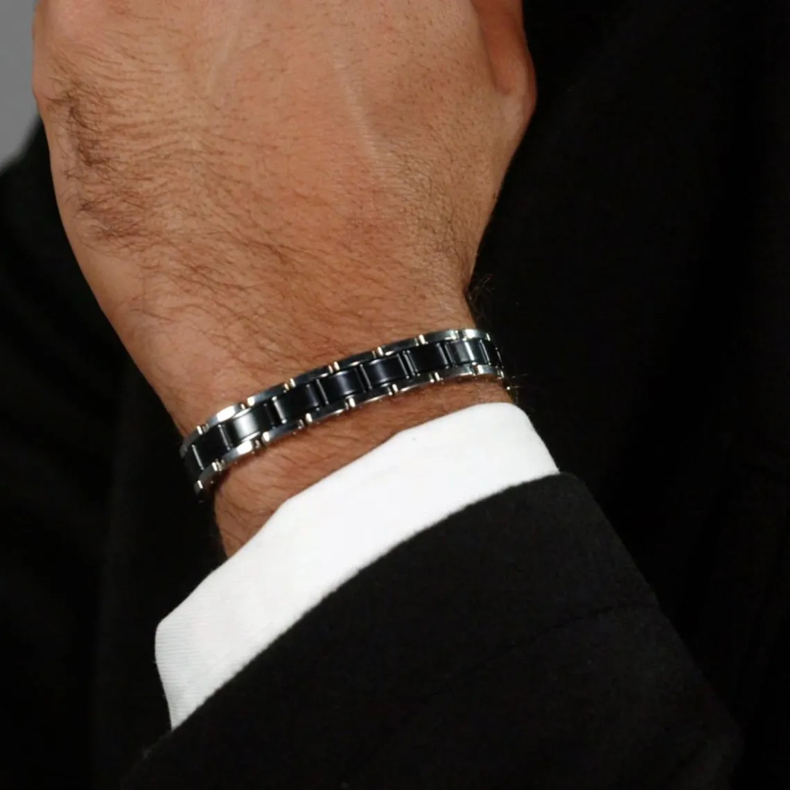 Boss Bijoux Bracelet Homme Metal Links Essentials - 1580664 Acier Bleu | Homme Bracelet