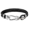 Boss Bijoux Bracelet Homme Ares Prime - 1580699M Acier, Cuir Noir | Homme Bracelet