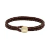 Boss Bijoux Bracelet Homme Seal - 1580667M Cuir, Acier Doré | Homme Bracelet