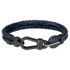 Boss Bijoux Bracelet Homme Ares Prime - 1580701M Acier, Cuir Bleu | Homme Bracelet