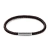 Calvin Klein Bijoux Bracelet Homme - 35000102 Cuir, Acier MARRON | Homme Bracelet