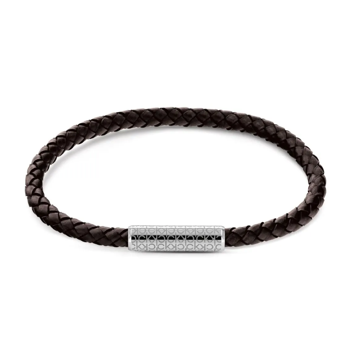 Calvin Klein Bijoux Bracelet Homme - 35000102 Cuir, Acier MARRON | Homme Bracelet