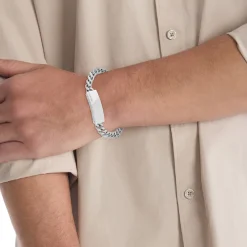 Calvin Klein Bijoux Bracelet Homme - 35000417 Acier Argent | Homme Bracelet
