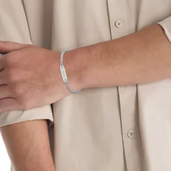 Calvin Klein Bijoux Bracelet Homme - 35000419 Acier Argent | Homme Bracelet