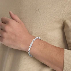 Calvin Klein Bijoux Bracelet Homme - 35000411 Acier Argent | Homme Bracelet