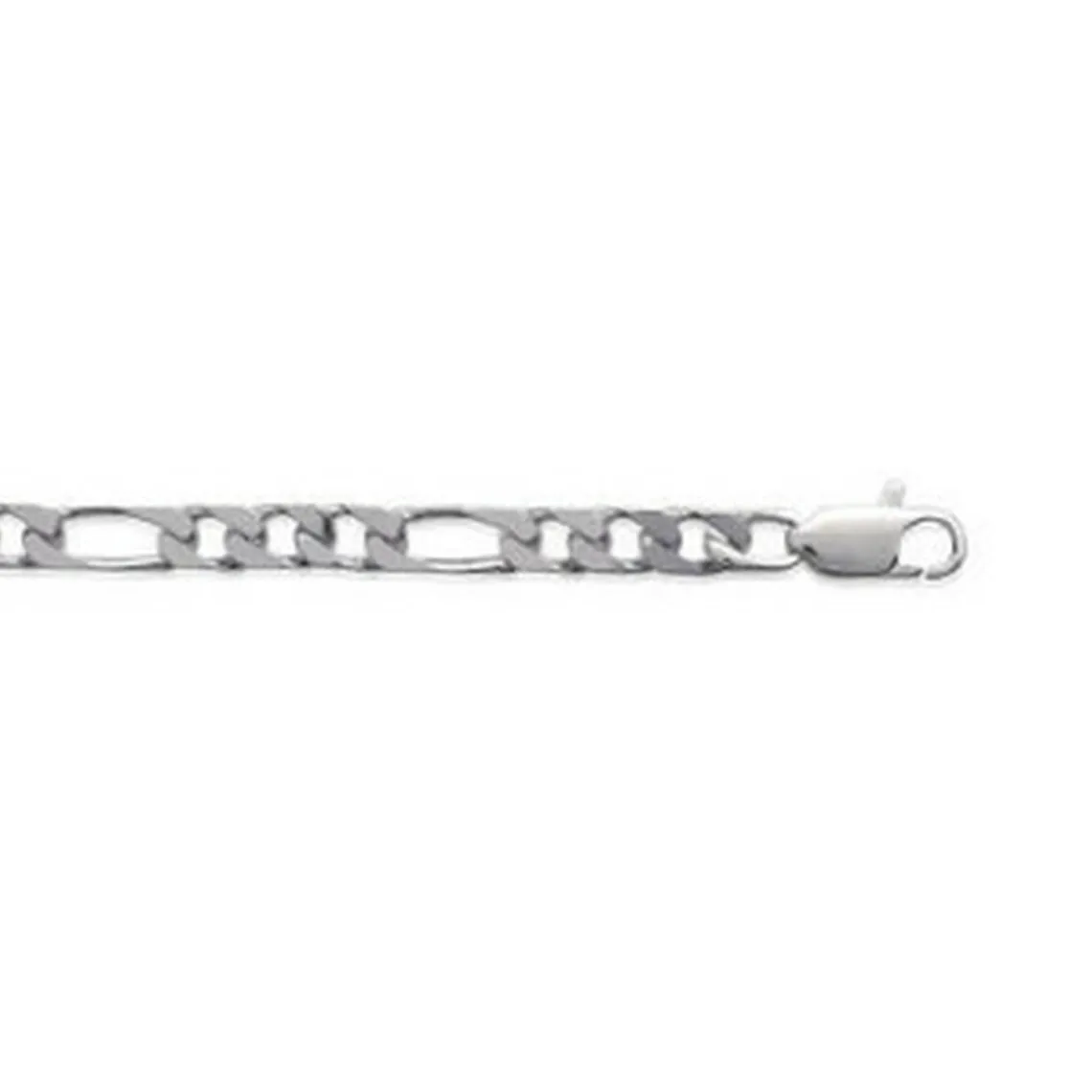 Maison de la Bijouterie Bracelet Homme Chaine Figaro 1-3 6mm Argent Z33Y00YZ | Homme Bracelet