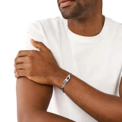 Diesel Bijoux Bracelet Homme - DX1496040 - Acier Argent | Homme Bracelet