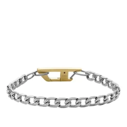 Diesel Bijoux Bracelet Homme Diesel DX1338040 - Acier Argenté | Homme Bracelet