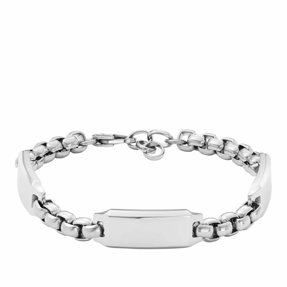 Fossil Bijoux Bracelet Homme Engravables - JF04400040 Acier Argent | Homme Bracelet