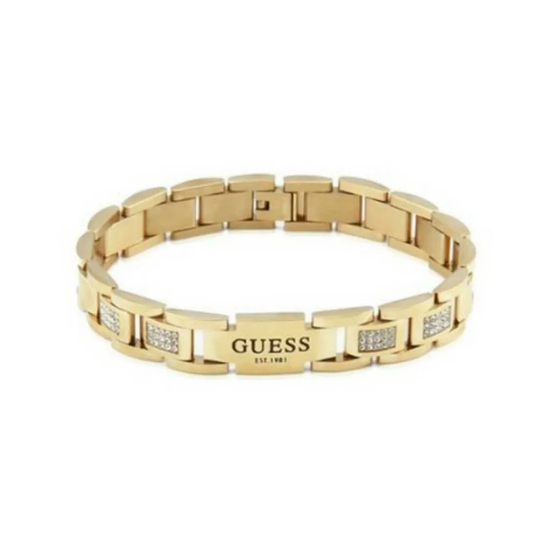 Guess Bijoux Bracelet Homme - JUMB01342JWYG FRONTIERS Acier doré | Homme Bracelet