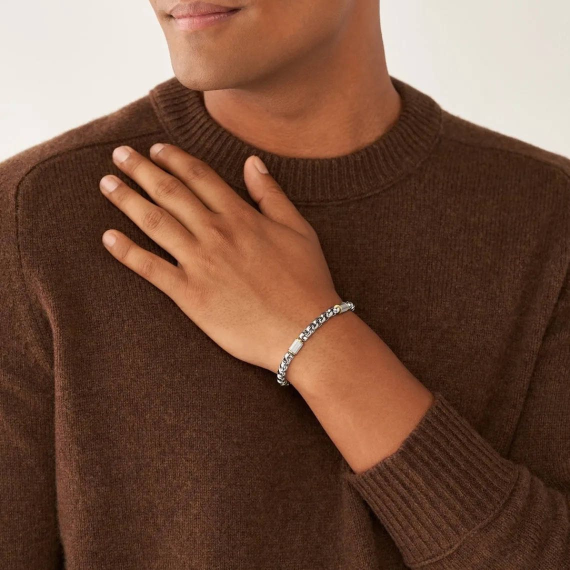 Fossil Bijoux Bracelet Homme JF04138998 en acier | Homme Bracelet