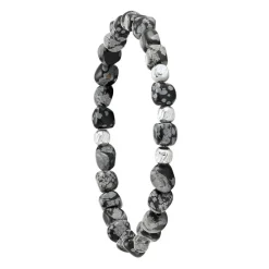 Jourdan Bracelet Homme AJH150016B - BOREAL - Perle gris | Homme Bracelet