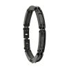 Jourdan Bracelet Homme JH110007B - TULUM - Acier noir | Homme Bracelet