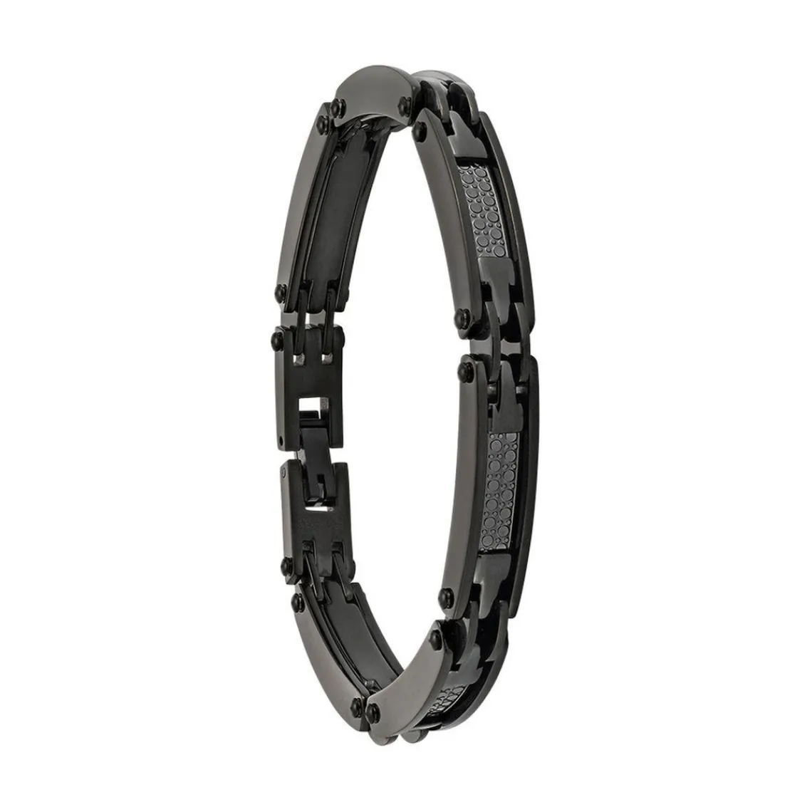 Jourdan Bracelet Homme JH110007B - TULUM - Acier noir | Homme Bracelet