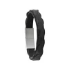 Jourdan Bracelet Homme JH150019B - PERO - Cuir Noir | Homme Bracelet