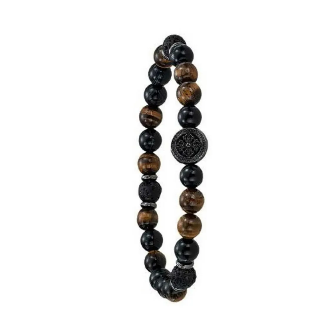 Jourdan Bracelet Homme SU943H - YASUR - Perle marron | Homme Bracelet