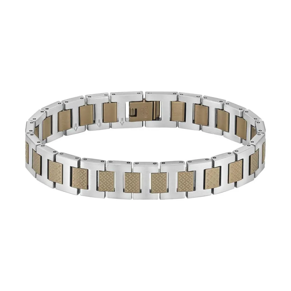 Lacoste Bracelet Homme Metropole - 2040419 Acier Beige | Homme Bracelet
