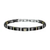 Maserati Bijoux Bracelet Homme JM221ATZ03 - Acier Noir | Homme Bracelet
